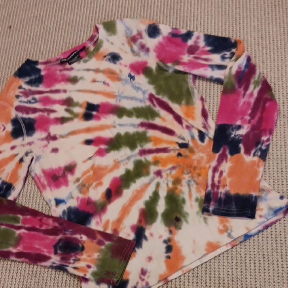 Ralph Lauren Tie-Dye Long Sleeve Shirt